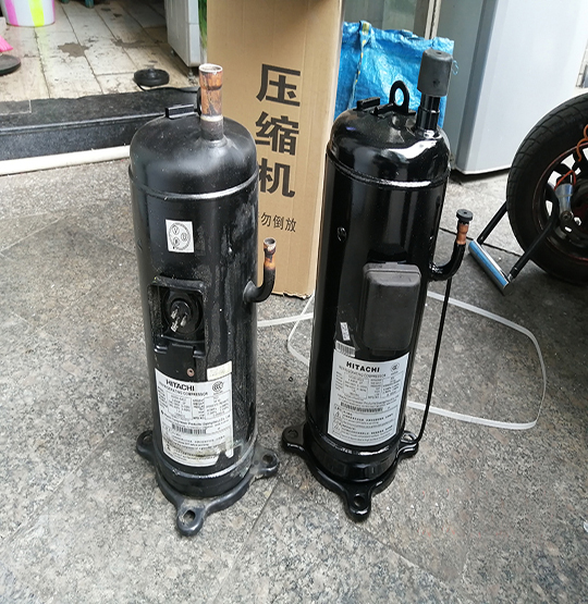 白水中央空调压缩机的更换维修